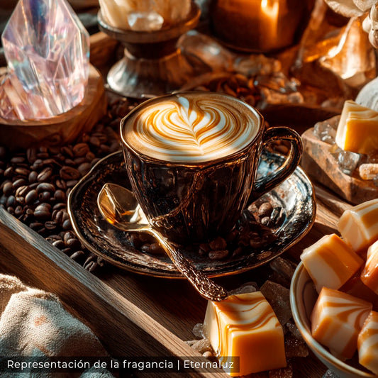 Café y Mantita con aroma a café tostado, vainilla y caramelo, ideal para lectura y momentos cozy