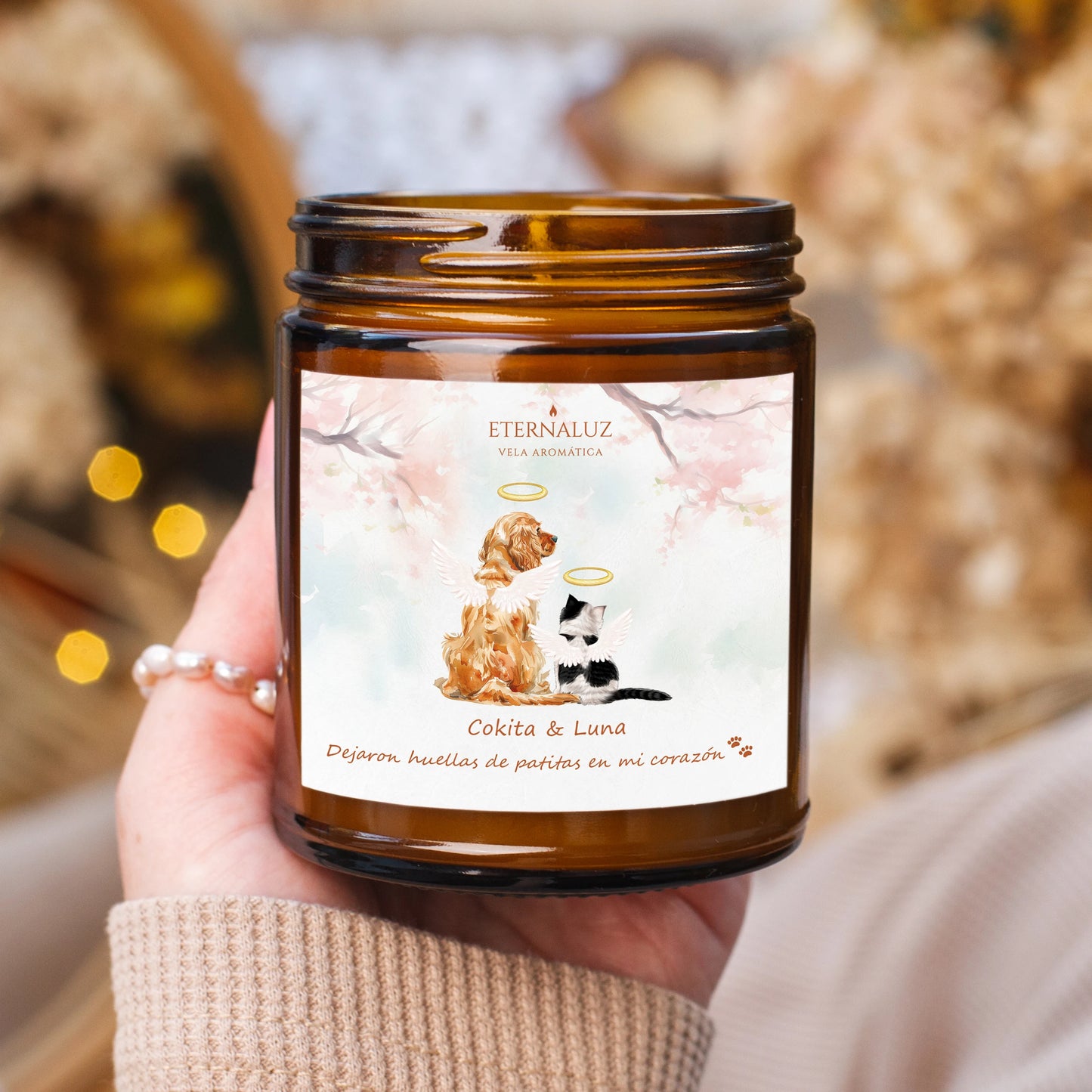 Vela Conmemorativa Personalizada | Vela Aromática para Recordar