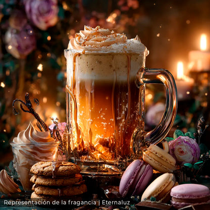 Brindis en la Taberna de Eternaluz con aroma a mantequilla dorada, azúcar caramelizado y vainilla