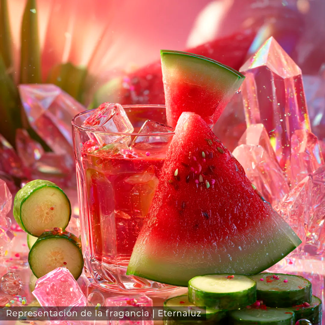 Cita con mi persona favorita de Eternaluz con aroma a sandía, pepino, melón y notas ozónicas