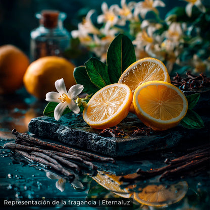 Car Spray Eternaluz New Car con aroma fresco y elegante, colección Aura Nómada.