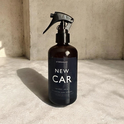 Car Spray Eternaluz New Car con aroma fresco y elegante, colección Aura Nómada.