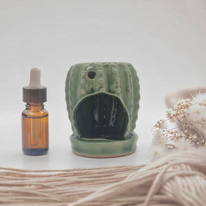 Difusor de cerámica cactus para aceites esenciales diseño decorativo Eternaluz