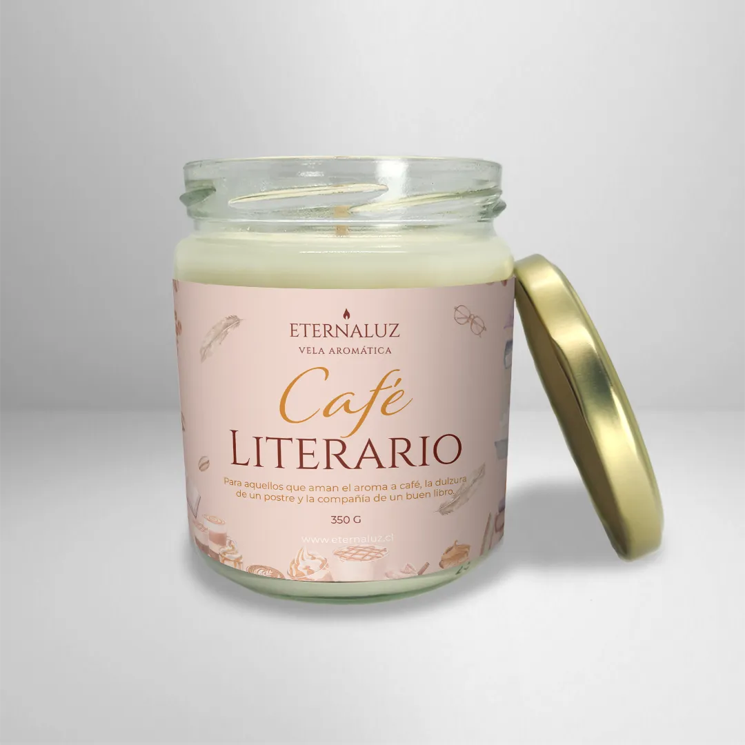 Vela aromática - Café literario