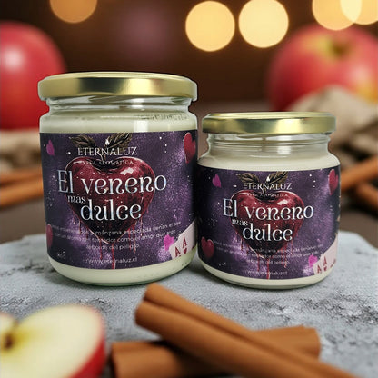 El veneno más dulce de Eternaluz con aroma a manzana verde, piña, canela, clavo y sándalo