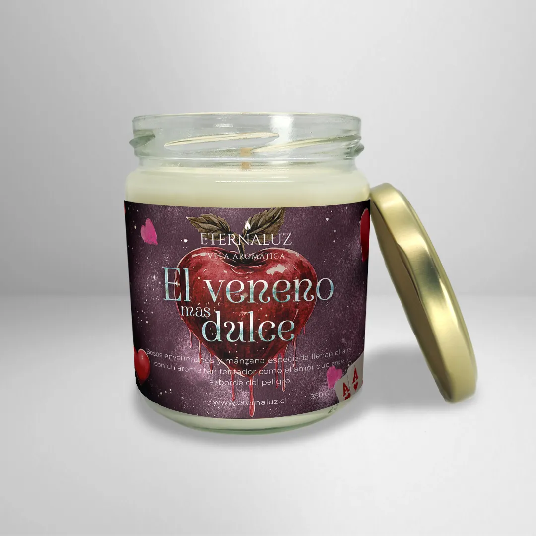 El veneno más dulce de Eternaluz con aroma a manzana verde, piña, canela, clavo y sándalo