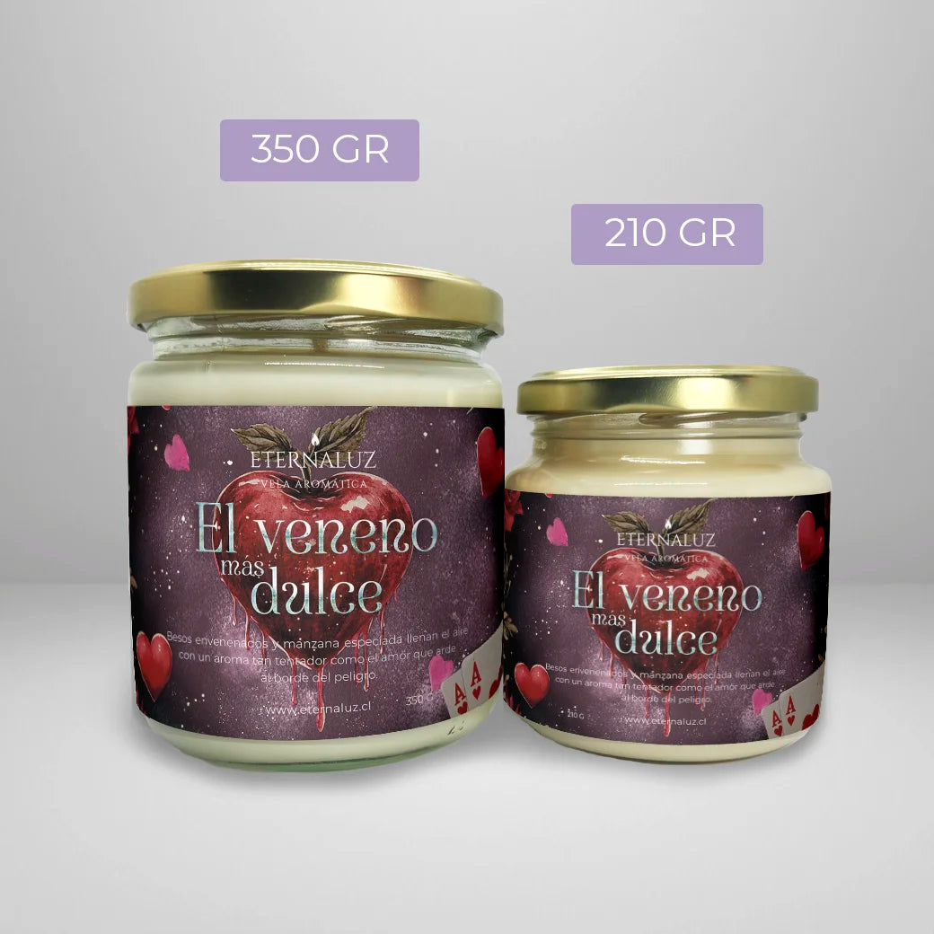 El veneno más dulce de Eternaluz con aroma a manzana verde, piña, canela, clavo y sándalo