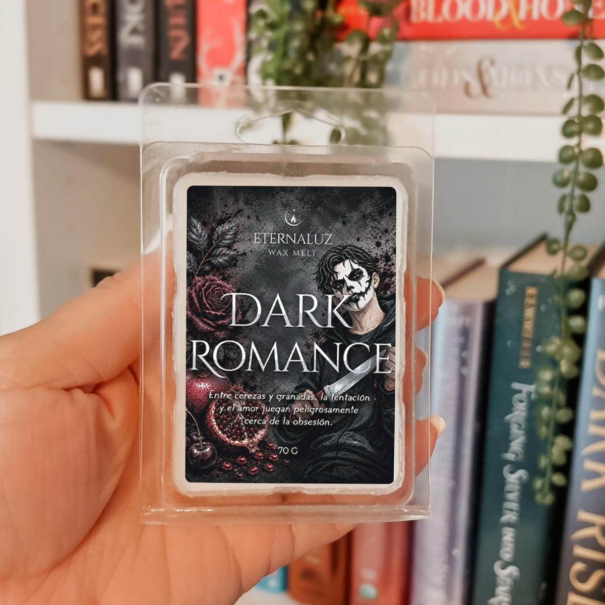 Wax melts Dark Romance con cereza madura, granada dulce y acordes frutales intensos